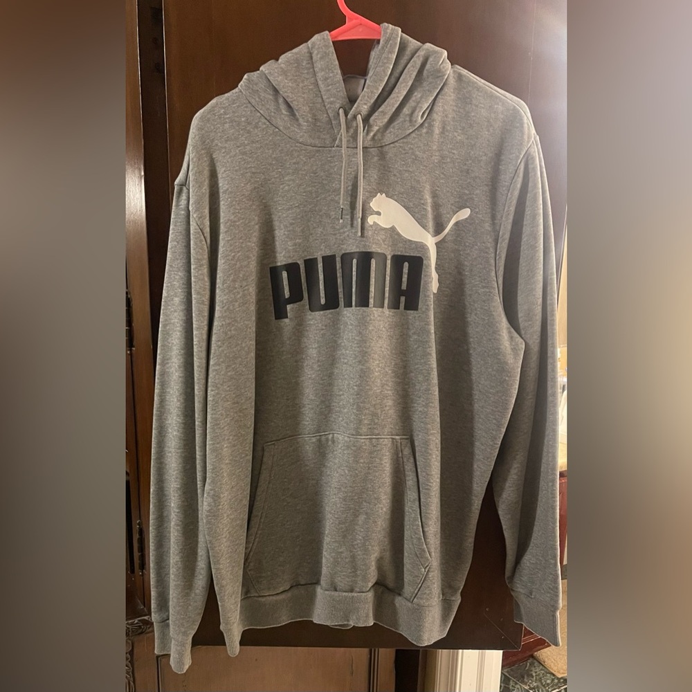 PUMA Heather Gray Men's Hoodie